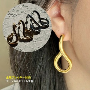 サージカルステンレス ピアス 金アレ対応 レディース シルバー ゴールド アクセサリー 軽い 軽い フープ