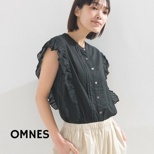 Button Shirt/Blouse Sleeveless Cotton S/S
