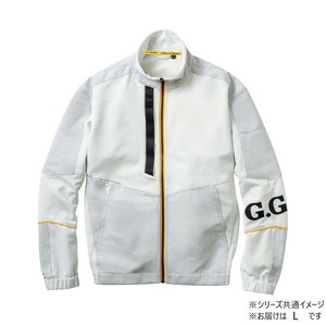 桑和 0522-00 長袖ブルゾン Lサイズ ホワイト(0) G.G.