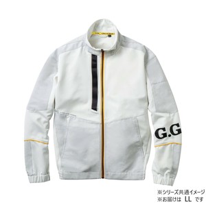 桑和 0522-00 長袖ブルゾン LLサイズ ホワイト(0) G.G.