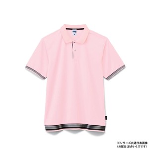 ボンマックス MS3122 袖ラインリブポロシャツ(ポリジン加工) ライトピンク (9) サイズ:M LIFEMAX