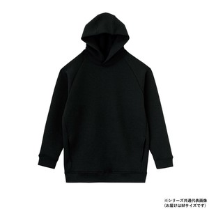 ボンマックス MS2132 ドライストレッチプルオーバーパーカ(ポリジン加工) ブラック (16) M LIFEMAX