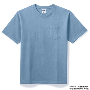 ボンマックス MS1157 10.2ozポケット付 超厚手Tシャツ スモーキーブルー(517)XXL LIFEMAX