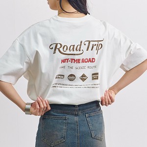 ビッグシルエット　CarプリントTシャツ SS【2025新作】
