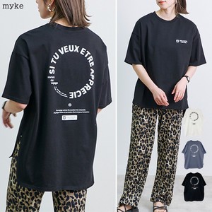ビッグシルエット　サークルプリントTシャツ SS【2025新作】