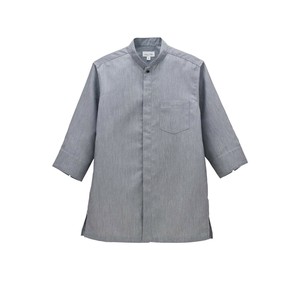 ボンマックス FB4556U 吸汗速乾スタンドカラーシャツ グレー (2) サイズ:LL FACEMIX