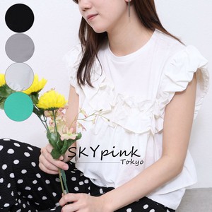 【2025SS新作入荷】フリルデザインカットソー　 skypink東京