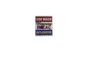 MCR ﾎﾛｸﾞﾗﾑｽﾃｯｶｰ CAR WASH　シール/装飾/オシャレ/アメリカン