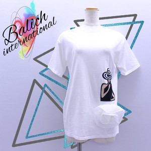 【トップス】エレガントシルエットアートTシャツ