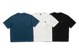 クルーネックTシャツ  M-XXL　　ネイビー 、ブラック、ホワイト　PL597