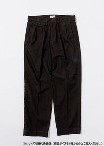 桑和 1702-09　スラックス LLサイズ チャコールグレー(23) BEAMS DESIGN