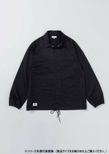 桑和 7602-00 コーチジャケット LLサイズ ブラック(4) BEAMS DESIGN