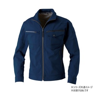 桑和 3042-00 長袖ブルゾン 8Lサイズ ネイビー(1) SOWA