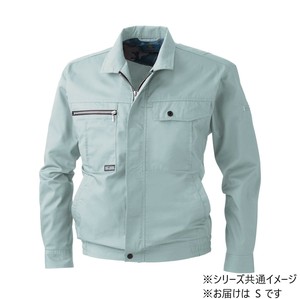 桑和 193 長袖ブルゾン Sサイズ モスグリーン(107) BULL WORKS