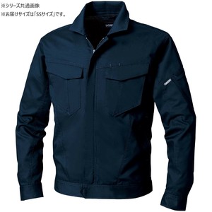 桑和 3008-00 長袖ブルゾン SSサイズ ネイビー(1)