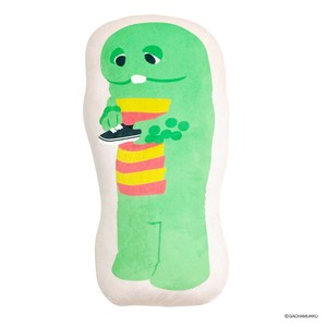 【ガチャピン・ムック】ダイカットクッション　ガチャピン