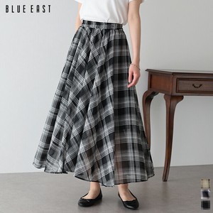 Skirt Chiffon Check Skirt Check [2025 NEW]