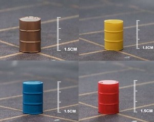 収蔵家 1/64 ドラム缶 黄色 フィギュア/ミニチュア/人形