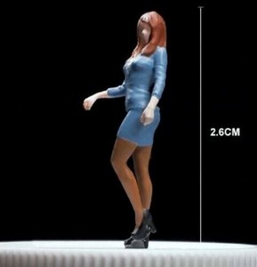 新品 収蔵家 1/64 スチュワーデス ブルー