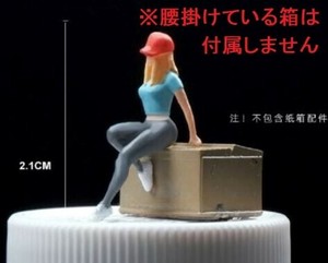 収蔵家 1/64 トレンディガール - 赤帽子 フィギュア/ミニチュア/人形