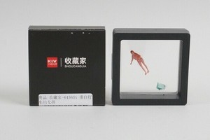 収蔵家 1/64 自転車を押す女性 無彩色 フィギュア/ミニチュア/人形