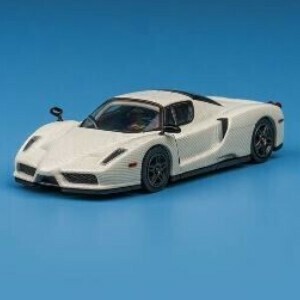 新品 Finclassically 1/64 Enzo Luminous White carbon ミニカー