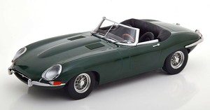 新品 KKscale 1/18 ジャガー E-Type Convertible open Series1 LHD 1961 British Racing Green ミニカー