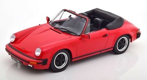 新品 KKscale 1/18 ポルシェ 911 SC Cabriolet 1983 Red with Softtop ミニカー