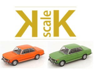 KKscale 1/18 BMW 1502 2.series 1974 オレンジ ミニカー