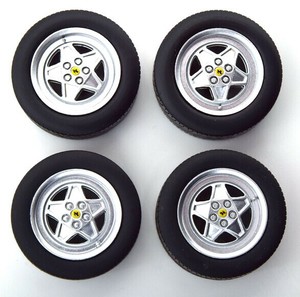 新品 KKscale 1/18 フェラーリ Ferrari 328 GTS/GTB Wheels and Tyre Set 1985 ミニカー
