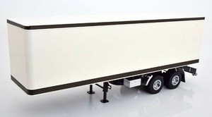 ROAD KINGS 1/18 Truck Trailer White / Black ミニカー