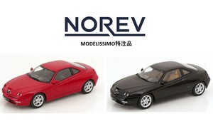 【予約】ノレブ 1/18 アルファ ロメオ GTV 1999 レッド / ブラック MODELISSIMO特注品 ミニカー