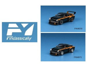 【予約】Finclassically 1/64 Singer DLS Turbo Black Pearl Higher Tail / Lower Tail ミニカー