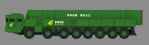 新品 拓意 XCARTOYS 1/64 DF-31 甲改装核ミサイル U5023 EMS 中国郵政 ミニカー