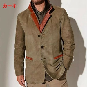 コート  長袖   春秋 無地  快適 メンズ ファッション  ABQ1101