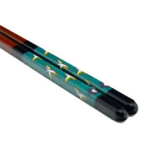 青郊窑 若狭涂 筷子 黑色 日本制造 5件 1组 23cm 日本制造