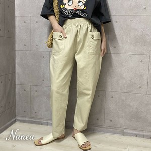 Full-Length Pant Design Front Pocket Tapered Pants