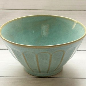 【うのふブルー】反丼（FL60反丼）（美濃焼・日本製・陶磁器）