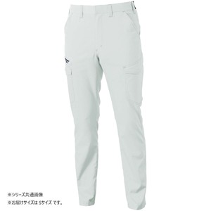 桑和 3478-08 カーゴパンツ Sサイズ シルバーグレー(22)