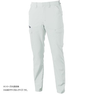 桑和 3478-08 カーゴパンツ Lサイズ シルバーグレー(22)