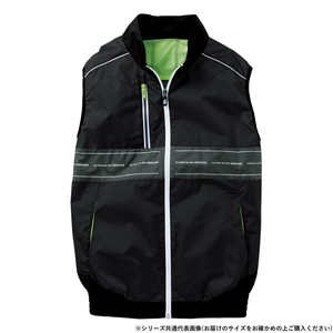 桑和 8329-06 EF用ベスト 3Lサイズ ブラック(4)