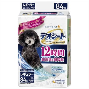 デオシートPremium12時間超消臭＆超吸収レギュラー84枚 【ペット用品】