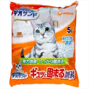 デオサンド　紙砂　5リットル 【ペット用品】