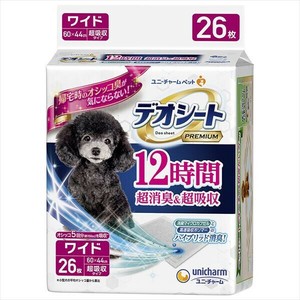 デオシートPremium12時間超消臭＆超吸収ワイド26枚 【ペット用品】