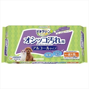 デオクリーンオシッコ汚れおそうじウェットティッシュ大判 【ペット用品】