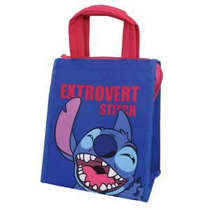 ※2025新作※【DISNEY/STITCH】ランチバッグスクエア(M) STITCHブルー
