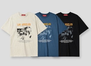 【2025春夏新作】LOS ANGELES プリント半袖Tシャツ