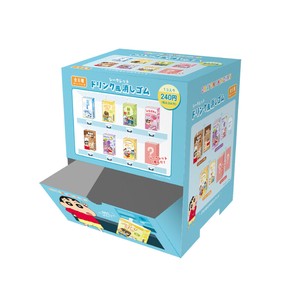 クレヨンしんちゃん シークレットドリンク風消しゴム　64個入BOX（8種×各8コ）