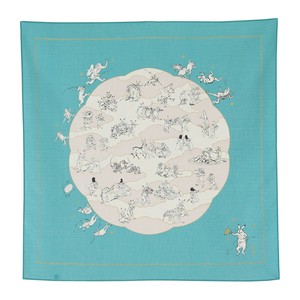 和服袋 青蛙 兔子 棉 有机 100 x 100cm
