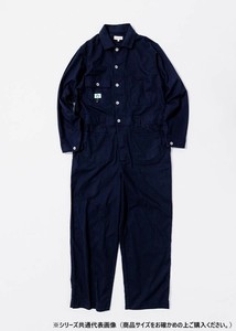 桑和 1702-20　長袖ツナギ Lサイズ ネイビー(1) BEAMS DESIGN